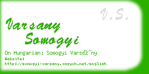 varsany somogyi business card